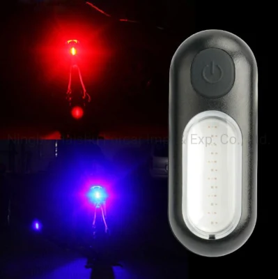 High Quality Mini COB USB Rechargeable Bike Taillight Bicycle Cycling Different Color Flashing Warning Rear Lamp Bike Accessories COB Bicycle Rear Light