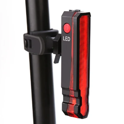 Flash Warning Light Safety Light for All Handlebars Universal Bicycle Taillight USB Rechargeable Bicycle Rear Light Helmet Bl18308